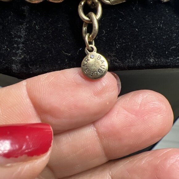 BaubleBar Kew Rhinestone Crystal Oversized Collar Necklace White Pearls Wedding - Picture 7 of 11